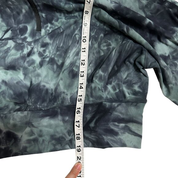 Lululemon 8 Ready to Rulu Diamond Dye Silver Blue Tidewater Half-Zip Pullover - Picture 10 of 10